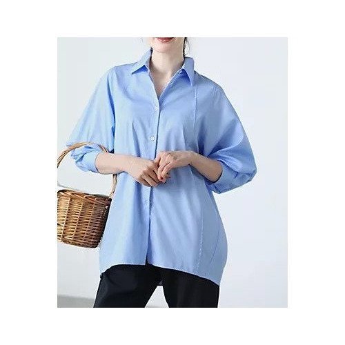【マイ ウィークネス/MY WEAKNESS】の【洗える】Hilja Dolman Sleeve Shirt/ドルマンスリーブシャツ 人気、トレンドファッション・服の通販 founy(ファニー) 　ファッション　Fashion　レディースファッション　Fashion for Women　トップス・カットソー　Cut & Sew Tops　シャツ・ブラウス・オフィスカジュアル　Elegant Blouses & Button-Ups　洗える　Machine Washable　コンパクト　Compact, Small Size　シンプル　Simple, Minimal　フォルム　Silhouette, Form　フロント　Front, Front Design　ヨーク　Yoke, Yoke Design　エレガント 上品　Elegant　other-2|ID: prp329100004761719 ipo3291000000034604735