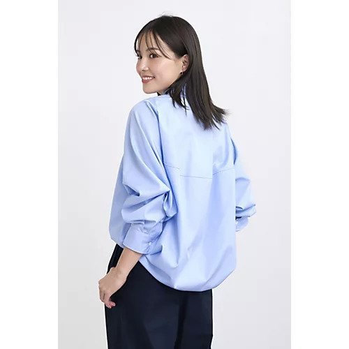 【マイ ウィークネス/MY WEAKNESS】の【洗える】Hilja Dolman Sleeve Shirt/ドルマンスリーブシャツ 人気、トレンドファッション・服の通販 founy(ファニー) 　ファッション　Fashion　レディースファッション　Fashion for Women　トップス・カットソー　Cut & Sew Tops　シャツ・ブラウス・オフィスカジュアル　Elegant Blouses & Button-Ups　洗える　Machine Washable　コンパクト　Compact, Small Size　シンプル　Simple, Minimal　フォルム　Silhouette, Form　フロント　Front, Front Design　ヨーク　Yoke, Yoke Design　エレガント 上品　Elegant　other-3|ID: prp329100004761719 ipo3291000000035654813