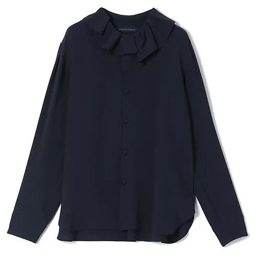 【マルティニーク/martinique】のアシンメトリーカラーブラウス インテリア・キッズ・メンズ・レディースファッション・服の通販 founy(ファニー) https://founy.com/ ファッション Fashion レディースファッション Fashion for Women トップス・カットソー Cut & Sew Tops シャツ・ブラウス・オフィスカジュアル Elegant Blouses & Button-Ups おすすめ Recommended / Our Picks アシンメトリー Asymmetrical Style カーディガン Cardigan, Knitwear センター Center, Center Line フォルム Silhouette, Form フリル Frill, Ruffle フロント Front, Front Design 定番 Standard, Basic Item 洗える Machine Washable |ID: prp329100004761721 ipo3291000000034461575