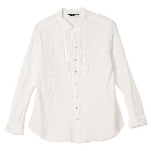 【パドカレ/pas de calais】の25AWキバタローンフリル付BL インテリア・キッズ・メンズ・レディースファッション・服の通販 founy(ファニー) 　ファッション　Fashion　レディースファッション　Fashion for Women　2025年　2025　2025-2026秋冬・A/W　Autumn/Winter 2025–26 AW25–26　ドレス　Dress, One-Piece　フェミニン　Feminine, Girly　フリル　Frill, Ruffle　洗える　Machine Washable　サラシ|ID: prp329100004761723 ipo3291000000034461595