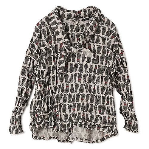 【パドカレ/pas de calais】の25AW catpatrol プリントBL 人気、トレンドファッション・服の通販 founy(ファニー) 　ファッション　Fashion　レディースファッション　Fashion for Women　2025年　2025　2025-2026秋冬・A/W　Autumn/Winter 2025–26 AW25–26　ショール　Shawl, Wrap　スカーフ　Scarf, Neckwear　プリント　Print, Printed Pattern　洗える　Machine Washable　猫　Cat, Kitty　 other-1|ID: prp329100004761727 ipo3291000000034640042