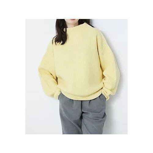 【マイ ウィークネス/MY WEAKNESS】の【洗える】Hilja Mock Neck Knit/モックネックニット 人気、トレンドファッション・服の通販 founy(ファニー) 　ファッション　Fashion　レディースファッション　Fashion for Women　トップス・カットソー　Cut & Sew Tops　ニット　Knit Tops & Sweaters　イエロー　Yellow　オレンジ　Orange　洗える　Machine Washable　畦　Ribbed Knit　シンプル　Simple, Minimal　定番　Standard, Basic Item　リラックス　Relax, Relaxed Fit　冬　Winter / This Winter　other-2|ID: prp329100004761732 ipo3291000000034584813
