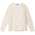 【パドカレ/pas de calais】の25AWルナファ天竺マテリアルMIX 人気、トレンドファッション・服の通販 founy(ファニー) ファッション Fashion レディースファッション Fashion for Women 2025年 2025 2025-2026秋冬・A/W Autumn/Winter 2025–26 AW25–26 カットオフ Cut-Off Design パッチワーク Patchwork, Mixed Fabric ミックス Mix, Mixed Style ロング Long, Long-Length 洗える Machine Washable thumbnail アイボリー|ID: prp329100004761744 ipo3291000000034461756