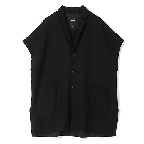 【パドカレ/pas de calais】の25AW圧縮ブークレ テーラードベスト インテリア・キッズ・メンズ・レディースファッション・服の通販 founy(ファニー) 　ファッション　Fashion　レディースファッション　Fashion for Women　アウター　Coat / Outerwear Collection　トップス・カットソー　Cut & Sew Tops　ベスト&ジレ / 重ね着スタイル　Vests & Gilets　2025年　2025　2025-2026秋冬・A/W　Autumn/Winter 2025–26 AW25–26　カットソー　Cut and Sewn Top　スリット　Slit, Slit Detail　フェミニン　Feminine, Girly　ベスト　Vest, Waistcoat　ポケット　Pocket, Pocket Detail　防寒　Cold Protection, Winter-Ready　BK|ID: prp329100004761751 ipo3291000000034461799