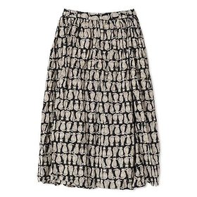 【パドカレ/pas de calais】 25AW catpatrol プリントSK人気、トレンドファッション・服の通販 founy(ファニー) ファッション Fashion レディースファッション Fashion for Women スカート Skirts 2025年 2025 2025-2026秋冬・A/W Autumn/Winter 2025–26 AW25–26 スカーフ Scarf, Neckwear フレア Flare, Flared プリント Print, Printed Pattern 洗える Machine Washable 猫 Cat, Kitty |ID:prp329100004761761