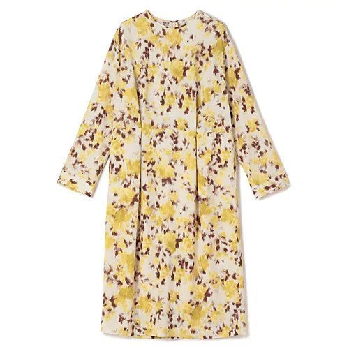 【マルティニーク/martinique】のフラワーコクーンワンピース インテリア・キッズ・メンズ・レディースファッション・服の通販 founy(ファニー) ファッション Fashion レディースファッション Fashion for Women ワンピース Dresses おすすめ Recommended / Our Picks フォルム Silhouette, Form フラワー Flower, Floral プリント Print, Printed Pattern リラックス Relax, Relaxed Fit 洗える Machine Washable ホワイト|ID: prp329100004761782 ipo3291000000034462006