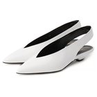 【セルジオ ロッシ/SERGIO ROSSI】の「BEAK」スリングバック ホワイト|ID: prp329100004761801 ipo3291000000034536501