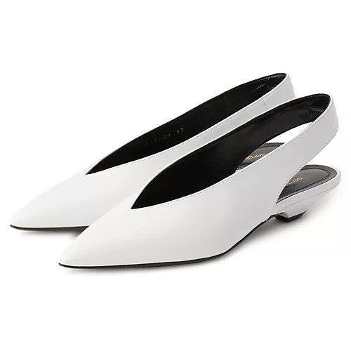 【セルジオ ロッシ/SERGIO ROSSI】の「BEAK」スリングバック インテリア・キッズ・メンズ・レディースファッション・服の通販 founy(ファニー) 　ファッション　Fashion　レディースファッション　Fashion for Women　バッグ　Bags　コレクション　Collection, Seasonal Line　シェイプ　Shape, Slim Fit　ワイド　Wide, Wide Fit　ホワイト|ID: prp329100004761801 ipo3291000000034536501