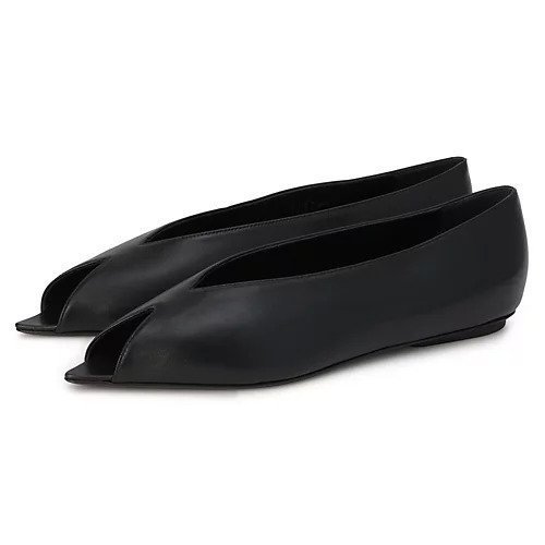 【セルジオ ロッシ/SERGIO ROSSI】の「BEAK」 フラットシューズ インテリア・キッズ・メンズ・レディースファッション・服の通販 founy(ファニー) 　ファッション　Fashion　レディースファッション　Fashion for Women　エレガント 上品　Elegant　コレクション　Collection, Seasonal Line　シェイプ　Shape, Slim Fit　シューズ　Shoes, Footwear　フラット　Flat, Flat Shoes　ブラック|ID: prp329100004761803 ipo3291000000034462151