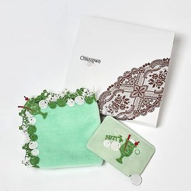 【近沢レース店/Chikazawa Lace】の【LEE厳選】クリームソーダセット(タオルハンカチ+カード型ミラー) 人気、トレンドファッション・服の通販 founy(ファニー) ファッション Fashion レディースファッション Fashion for Women タオル Towel, Bath Towel チェック Check, Plaid, Tartan ハンカチ Handkerchief, Hanky モチーフ Motif, Design Theme レース Lace, Lace Fabric |ID:prp329100004761814