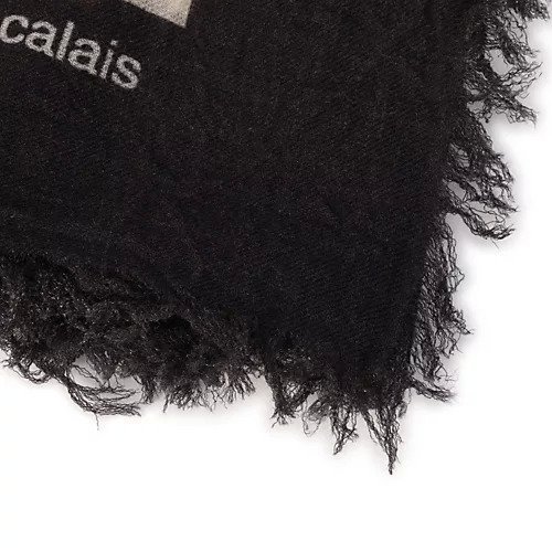 【パドカレ/pas de calais】の25AWCatnoirプリントスカーフ 人気、トレンドファッション・服の通販 founy(ファニー) 　ファッション　Fashion　レディースファッション　Fashion for Women　2025年　2025　2025-2026秋冬・A/W　Autumn/Winter 2025–26 AW25–26　カットオフ　Cut-Off Design　スカーフ　Scarf, Neckwear　ツイル　Twist, Twisted Detail　フェミニン　Feminine, Girly　フリンジ　Fringe, Tassel　プリント　Print, Printed Pattern　猫　Cat, Kitty　A/W・秋冬　Autumn/Winter　other-3|ID: prp329100004761816 ipo3291000000034462235