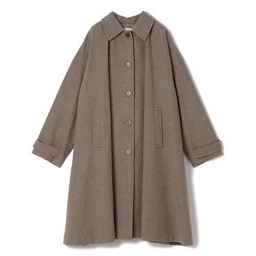【アモーメント/AMOMENTO】のSHIRRING COAT インテリア・キッズ・メンズ・レディースファッション・服の通販 founy(ファニー) ファッション Fashion レディースファッション Fashion for Women アウター Coat / Outerwear Collection コート・ロングコート・ピーコート Long Coats, Peacoats & More 2025年 2025 2025-2026秋冬・A/W Autumn/Winter 2025–26 AW25–26 シャーリング Shirring, Ruched スタンド Stand Collar, Upright Stand フレア Flare, Flared GREY BLUE|ID: prp329100004761842 ipo3291000000034462411