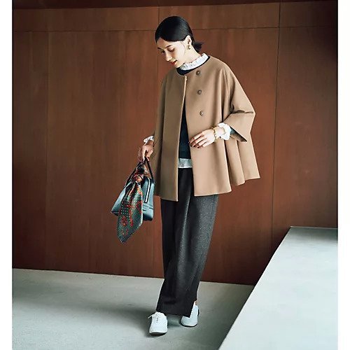 【ダリア/dahlia】のテントハーフコート 人気、トレンドファッション・服の通販 founy(ファニー) ファッション Fashion レディースファッション Fashion for Women アウター Coat / Outerwear Collection コート・ロングコート・ピーコート Long Coats, Peacoats & More ハーフ Half, Half-Length フェミニン Feminine, Girly フロント Front, Front Design other-2|ID: prp329100004761845 ipo3291000000034462433