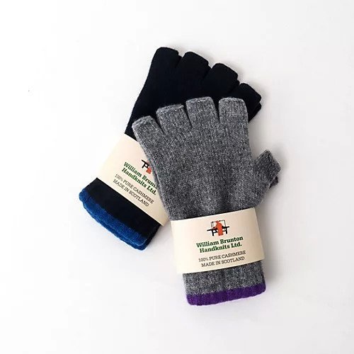 【ノーリーズ グッドマン/NOLLEY'S goodman / MEN】の【William Brunton/ウィリアム・ブラントン】別注カシミヤフィンガーレスグローブ インテリア・キッズ・メンズ・レディースファッション・服の通販 founy(ファニー) https://founy.com/ ファッション Fashion メンズファッション Fashion for Men アクセサリー Fashion Accessories 手編み Hand-Knitted, Handmade Knit ハンド Hand, Handmade 別注 Limited Edition, Custom Order ギフト プレゼント Gift / Present |ID: prp329100004762872 ipo3291000000034825765