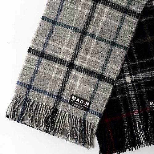 【ノーリーズ グッドマン/NOLLEY'S goodman / MEN】の【MAC.N/マックエヌ】Lambswool Canisbay Scarf 25 インテリア・キッズ・メンズ・レディースファッション・服の通販 founy(ファニー) https://founy.com/ ファッション Fashion メンズファッション Fashion for Men ギフト プレゼント Gift / Present クラシック Classic, Timeless Style コンパクト Compact, Small Size チェック Check, Plaid, Tartan マフラー Scarf, Muffler エレガント 上品 Elegant |ID: prp329100004762882 ipo3291000000034472964