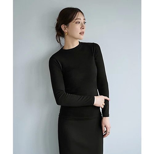 【スタイルデリ/STYLE DELI】の首元から出す重ね着用やわらかインナートップス インテリア・キッズ・メンズ・レディースファッション・服の通販 founy(ファニー) ファッション Fashion レディースファッション Fashion for Women トップス・カットソー Cut & Sew Tops イエロー Yellow インナー Innerwear カットソー Cut and Sewn Top シンプル Simple, Minimal スウェット / スエット Sweatshirt, Sweatwear スリット Slit, Slit Detail 定番 Standard, Basic Item 長袖 Long Sleeve, Full Sleeve フィット Fit, Slim Fit ポケット Pocket, Pocket Detail ブラック|ID: prp329100004763000 ipo3291000000034473994