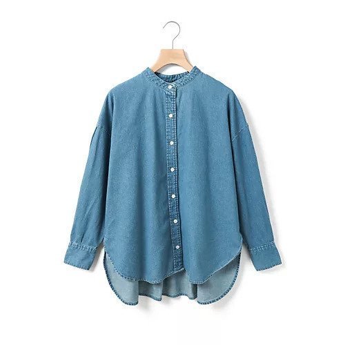 【ミディウミ/MidiUmi】のタックスリーブデニムシャツ インテリア・キッズ・メンズ・レディースファッション・服の通販 founy(ファニー) ファッション Fashion レディースファッション Fashion for Women トップス・カットソー Cut & Sew Tops シャツ・ブラウス・オフィスカジュアル Elegant Blouses & Button-Ups インディゴ Indigo Denim カフス Cuff Design デニム Denim, Jeans Material ブリーチ Bleach, Washed Finish ライトブルー|ID: prp329100004763001 ipo3291000000034484920