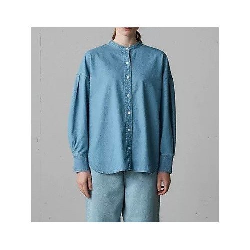 【ミディウミ/MidiUmi】のタックスリーブデニムシャツ 人気、トレンドファッション・服の通販 founy(ファニー) ファッション Fashion レディースファッション Fashion for Women トップス・カットソー Cut & Sew Tops シャツ・ブラウス・オフィスカジュアル Elegant Blouses & Button-Ups インディゴ Indigo Denim カフス Cuff Design デニム Denim, Jeans Material ブリーチ Bleach, Washed Finish other-2|ID: prp329100004763001 ipo3291000000034484922