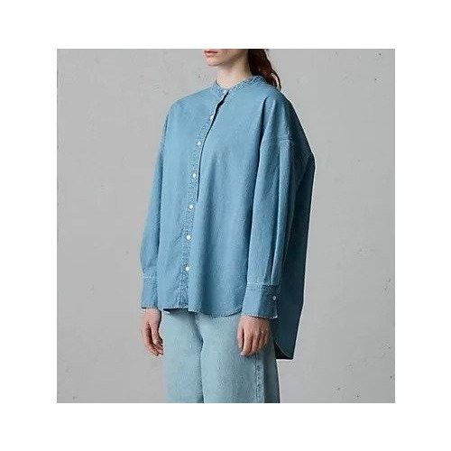 【ミディウミ/MidiUmi】のタックスリーブデニムシャツ 人気、トレンドファッション・服の通販 founy(ファニー) ファッション Fashion レディースファッション Fashion for Women トップス・カットソー Cut & Sew Tops シャツ・ブラウス・オフィスカジュアル Elegant Blouses & Button-Ups インディゴ Indigo Denim カフス Cuff Design デニム Denim, Jeans Material ブリーチ Bleach, Washed Finish other-3|ID: prp329100004763001 ipo3291000000034484923