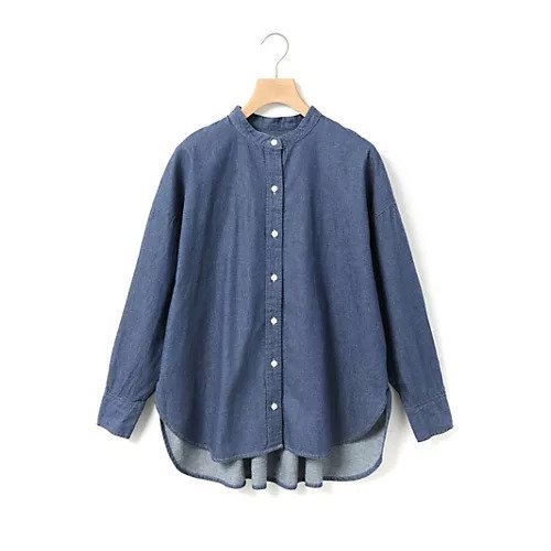 【ミディウミ/MidiUmi】のタックスリーブデニムシャツ インテリア・キッズ・メンズ・レディースファッション・服の通販 founy(ファニー) https://founy.com/ ファッション Fashion レディースファッション Fashion for Women トップス・カットソー Cut & Sew Tops シャツ・ブラウス・オフィスカジュアル Elegant Blouses & Button-Ups インディゴ Indigo Denim カフス Cuff Design デニム Denim, Jeans Material ブリーチ Bleach, Washed Finish |ID: prp329100004763001 ipo3291000000036325663