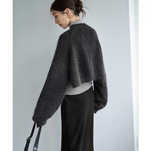 【スタイルデリ/STYLE DELI】の抜けないふんわりルーズニットボレロ 人気、トレンドファッション・服の通販 founy(ファニー) 　ファッション　Fashion　レディースファッション　Fashion for Women　アウター　Coat / Outerwear Collection　ボレロ・ショート丈ジャケット / ドレス羽織りに　Boleros & Short Jackets　トップス・カットソー　Cut & Sew Tops　ニット　Knit Tops & Sweaters　イエロー　Yellow　軽量　Lightweight, Ultra Light　サロペット　Overalls, Salopette　ショート　Short, Short Length　ストール　Stole, Wrap　スリット　Slit, Slit Detail　長袖　Long Sleeve, Full Sleeve　バランス　Balance, Style Balance　フィット　Fit, Slim Fit　フレア　Flare, Flared　ボレロ　Bolero, Short Cardigan　ポケット　Pocket, Pocket Detail　マフラー　Scarf, Muffler　ワイド　Wide, Wide Fit　 other-1|ID: prp329100004763002 ipo3291000000034766889