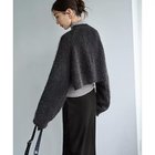 【スタイルデリ/STYLE DELI】の抜けないふんわりルーズニットボレロ チャコールグレー|ID:prp329100004763002