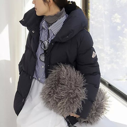 【ノーリーズ/NOLLEY'S】の【PYRENEX/ピレネックス】ELAURA2 HWU036 インテリア・キッズ・メンズ・レディースファッション・服の通販 founy(ファニー) ファッション Fashion レディースファッション Fashion for Women ダウン Down, Puffer ドット Polka Dot, Dot Pattern ドロップ Drop Shoulder, Dropped Style 人気 Popular, Best Seller フランス France, French フロント Front, Front Design 防寒 Cold Protection, Winter-Ready マフラー Scarf, Muffler ミドル Middle Length, Mid Height ラウンド Round, Round Neck リラックス Relax, Relaxed Fit 2025年 2025 2025-2026秋冬・A/W Autumn/Winter 2025–26 AW25–26 ネイビー|ID: prp329100004763616 ipo3291000000034483680