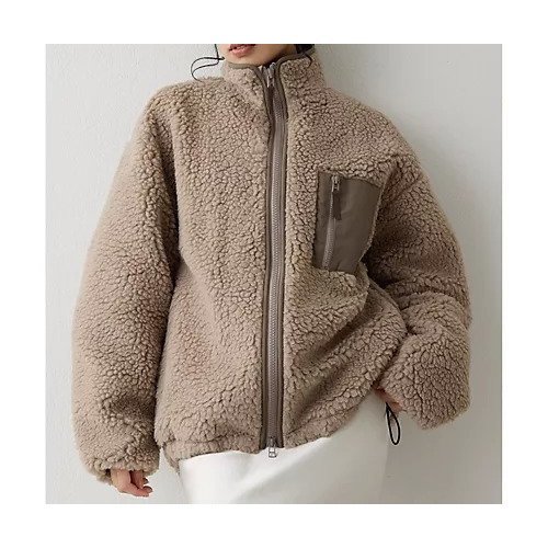 【ウィムガゼット/Whim Gazette】のボアブルゾン 人気、トレンドファッション・服の通販 founy(ファニー) ファッション Fashion レディースファッション Fashion for Women アウター Coat / Outerwear Collection ブルゾンジャケット・スポーティアウター Blouson Jackets 2025年 2025 2025-2026秋冬・A/W Autumn/Winter 2025–26 AW25–26 ジャケット Jacket, Outerwear パイピング Piping, Trim Design ブルゾン Blouson, Bomber Jacket ポケット Pocket, Pocket Detail other-1|ID: prp329100004763620 ipo3291000000034483703