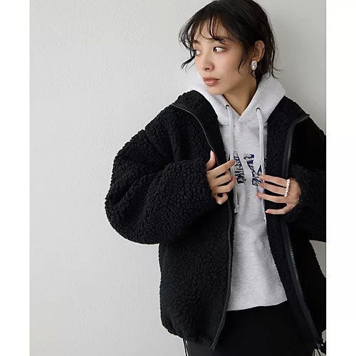 【ウィムガゼット/Whim Gazette】のボアブルゾン 人気、トレンドファッション・服の通販 founy(ファニー) ファッション Fashion レディースファッション Fashion for Women アウター Coat / Outerwear Collection ブルゾンジャケット・スポーティアウター Blouson Jackets 2025年 2025 2025-2026秋冬・A/W Autumn/Winter 2025–26 AW25–26 ジャケット Jacket, Outerwear パイピング Piping, Trim Design ブルゾン Blouson, Bomber Jacket ポケット Pocket, Pocket Detail other-2|ID: prp329100004763620 ipo3291000000034483711