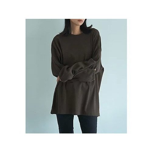 【マージュール/marjour】のRIB LONG TEE インテリア・キッズ・メンズ・レディースファッション・服の通販 founy(ファニー) https://founy.com/ ファッション Fashion レディースファッション Fashion for Women インナー Innerwear 春 Spring 秋 Autumn キャミソール Camisole, Spaghetti Strap Top サーマル Thermal, Waffle Knit スウェット / スエット Sweatshirt, Sweatwear ストレッチ Stretch, Stretchy Fabric とろみ Fluid, Flowy Fabric ダウン Down, Puffer テレコ Ribbed, Rib Stitch 長袖 Long Sleeve, Full Sleeve ポケット Pocket, Pocket Detail 冬 Winter / This Winter おすすめ Recommended / Our Picks |ID: prp329100004763738 ipo3291000000035718195
