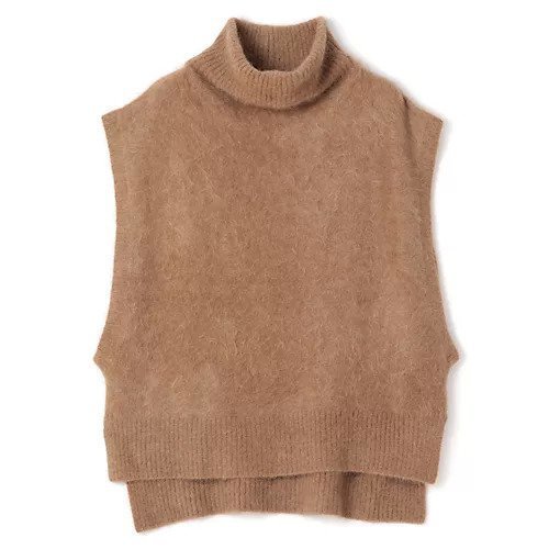 【プレインピープル/PLAIN PEOPLE】のMONAアルパカニュアンスネックニットベスト インテリア・キッズ・メンズ・レディースファッション・服の通販 founy(ファニー) ファッション Fashion レディースファッション Fashion for Women アウター Coat / Outerwear Collection トップス・カットソー Cut & Sew Tops ニット Knit Tops & Sweaters ベスト&ジレ / 重ね着スタイル Vests & Gilets タートルネック Turtleneck, High Neck ベージュ|ID: prp329100004763744 ipo3291000000034484762