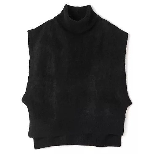 【プレインピープル/PLAIN PEOPLE】のMONAアルパカニュアンスネックニットベスト インテリア・キッズ・メンズ・レディースファッション・服の通販 founy(ファニー) ファッション Fashion レディースファッション Fashion for Women アウター Coat / Outerwear Collection トップス・カットソー Cut & Sew Tops ニット Knit Tops & Sweaters ベスト&ジレ / 重ね着スタイル Vests & Gilets タートルネック Turtleneck, High Neck ブラック|ID: prp329100004763744 ipo3291000000034484764