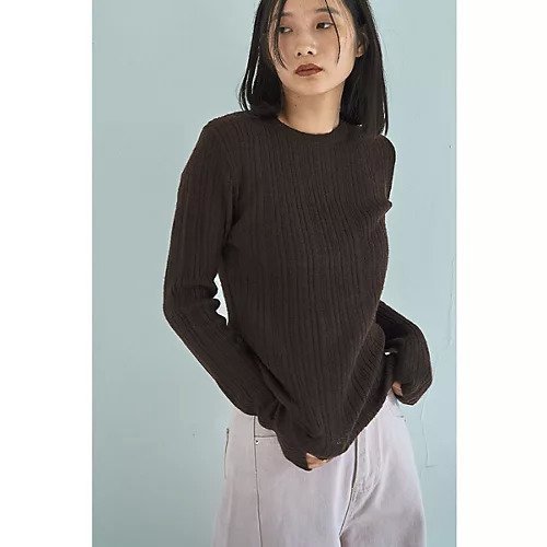 【マージュール/marjour】のRIB KNIT TOPS インテリア・キッズ・メンズ・レディースファッション・服の通販 founy(ファニー) ファッション Fashion レディースファッション Fashion for Women トップス・カットソー Cut & Sew Tops ニット Knit Tops & Sweaters アクリル Acrylic Material イエロー Yellow インナー Innerwear カットソー Cut and Sewn Top サロペット Overalls, Salopette シンプル Simple, Minimal ストレッチ Stretch, Stretchy Fabric ポケット Pocket, Pocket Detail リブニット Rib Knit, Ribbed Knit 冬 Winter / This Winter おすすめ Recommended / Our Picks 旅行 Travel BROWN|ID: prp329100004763745 ipo3291000000034484769