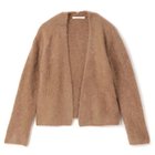 【プレインピープル/PLAIN PEOPLE】のMONAアルパカミドル丈ニットカーディガン ベージュ|ID:prp329100004763747