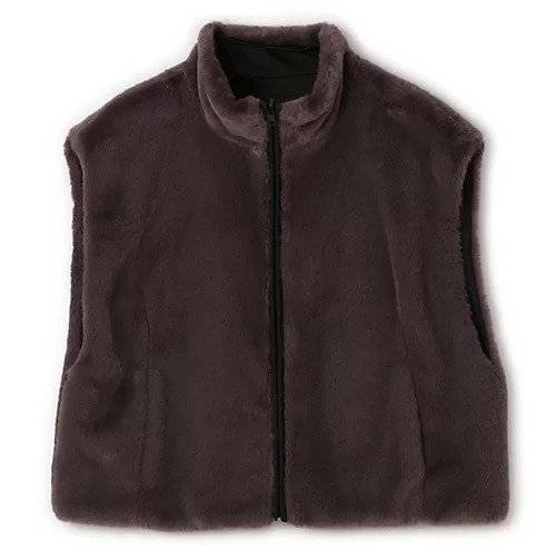 【プレインピープル/PLAIN PEOPLE】のリバーシブルファーベスト インテリア・キッズ・メンズ・レディースファッション・服の通販 founy(ファニー) https://founy.com/ ファッション Fashion レディースファッション Fashion for Women アウター Coat / Outerwear Collection トップス・カットソー Cut & Sew Tops ベスト&ジレ / 重ね着スタイル Vests & Gilets タフタ Taffeta, Structured Fabric リバーシブル Reversible, Two-Sided |ID: prp329100004763752 ipo3291000000035305742