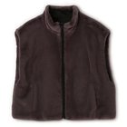 【プレインピープル/PLAIN PEOPLE】のリバーシブルファーベスト 人気、トレンドファッション・服の通販 founy(ファニー) ファッション Fashion レディースファッション Fashion for Women アウター Coat / Outerwear Collection トップス・カットソー Cut & Sew Tops ベスト&ジレ / 重ね着スタイル Vests & Gilets タフタ Taffeta, Structured Fabric リバーシブル Reversible, Two-Sided thumbnail グレー|ID: prp329100004763752 ipo3291000000035440461