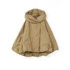 【ミズイロ インド/mizuiro ind】のフード付きショートダウンジャケット ベージュ|ID: prp329100004763777 ipo3291000000034484913