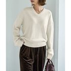 【スタイルデリ/STYLE DELI】の着やすいVネックニットトップス 人気、トレンドファッション・服の通販 founy(ファニー) ファッション Fashion レディースファッション Fashion for Women トップス・カットソー Cut & Sew Tops ニット Knit Tops & Sweaters Vネックトップス V-Neck Tops / V-Cut Neckline Shirts イエロー Yellow ジャケット Jacket, Outerwear ストレート Straight, Straight Cut スリット Slit, Slit Detail 長袖 Long Sleeve, Full Sleeve ベーシック Basic, Essential ミックス Mix, Mixed Style メランジ Melange, Mixed Yarn 冬 Winter / This Winter thumbnail オフホワイト|ID: prp329100004764675 ipo3291000000034494569