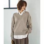 【スタイルデリ/STYLE DELI】の着やすいVネックニットトップス 人気、トレンドファッション・服の通販 founy(ファニー) ファッション Fashion レディースファッション Fashion for Women トップス・カットソー Cut & Sew Tops ニット Knit Tops & Sweaters Vネックトップス V-Neck Tops / V-Cut Neckline Shirts イエロー Yellow ジャケット Jacket, Outerwear ストレート Straight, Straight Cut スリット Slit, Slit Detail 長袖 Long Sleeve, Full Sleeve ベーシック Basic, Essential ミックス Mix, Mixed Style メランジ Melange, Mixed Yarn 冬 Winter / This Winter thumbnail ベージュミックス|ID: prp329100004764675 ipo3291000000034494571