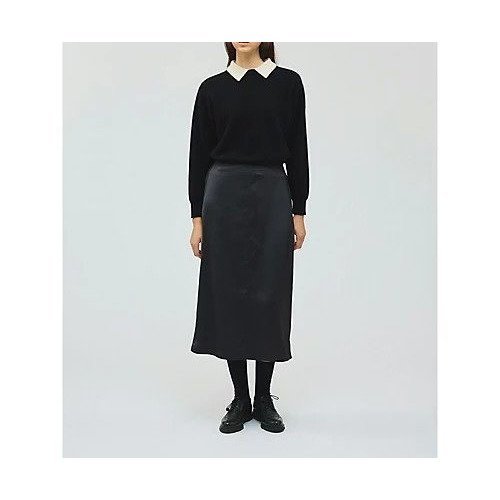 【ミズイロ インド/mizuiro ind】のペインタータイトスカート 人気、トレンドファッション・服の通販 founy(ファニー) 　ファッション　Fashion　レディースファッション　Fashion for Women　スカート　Skirts　サテン　Satin, Glossy Fabric　ベーシック　Basic, Essential　ボックス　Boxy, Box Shape　ポケット　Pocket, Pocket Detail　エレガント 上品　Elegant　 other-1|ID: prp329100004764691 ipo3291000000034494651