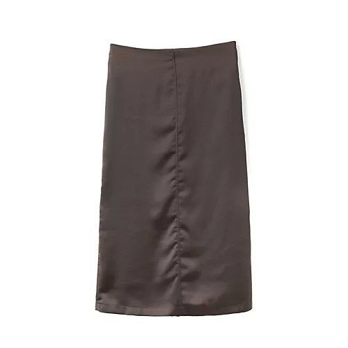 【ミズイロ インド/mizuiro ind】のペインタータイトスカート インテリア・キッズ・メンズ・レディースファッション・服の通販 founy(ファニー) 　ファッション　Fashion　レディースファッション　Fashion for Women　スカート　Skirts　サテン　Satin, Glossy Fabric　ベーシック　Basic, Essential　ボックス　Boxy, Box Shape　ポケット　Pocket, Pocket Detail　エレガント 上品　Elegant　ブラウン|ID: prp329100004764691 ipo3291000000034494656