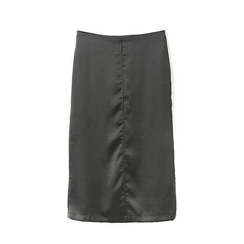 【ミズイロ インド/mizuiro ind】のペインタータイトスカート インテリア・キッズ・メンズ・レディースファッション・服の通販 founy(ファニー) 　ファッション　Fashion　レディースファッション　Fashion for Women　スカート　Skirts　サテン　Satin, Glossy Fabric　ベーシック　Basic, Essential　ボックス　Boxy, Box Shape　ポケット　Pocket, Pocket Detail　エレガント 上品　Elegant　グレー|ID: prp329100004764691 ipo3291000000034494658