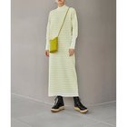 【スタイルデリ/STYLE DELI】の立体ボーダーニットワンピース アイボリーミックス|ID:prp329100004765869