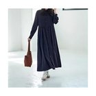 【スタイルデリ/STYLE DELI】のさらさらツイルロングシャツワンピース ネイビー|ID:prp329100004765870
