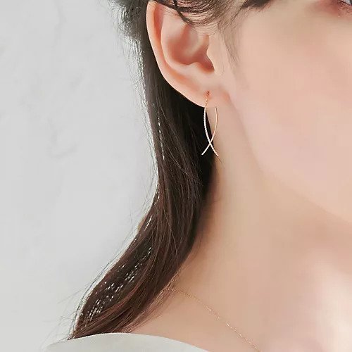 【フィービィー/phoebe】の【K10RG】クロスラインアメリカンピアス/BOXつき 人気、トレンドファッション・服の通販 founy(ファニー) ファッション Fashion レディースファッション Fashion for Women アクセサリー Fashion Accessories アメリカン American Style ジュエリー Jewelry, Accessories ツイスト Tweed, Tweed Fabric プレーン Plain, Simple ローズ Rose, Rose Motif エレガント 上品 Elegant other-1|ID: prp329100004765875 ipo3291000000034504877