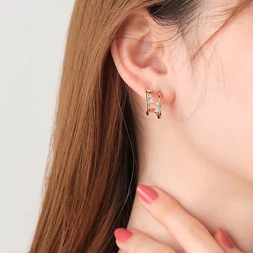 【フィービィー/phoebe】のトラバースビジューピアス 人気、トレンドファッション・服の通販 founy(ファニー) 　ファッション　Fashion　レディースファッション　Fashion for Women　ビジュー　Bijou, Jewel-like Accent　 other-1|ID: prp329100004765877 ipo3291000000034504888