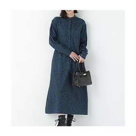 【ヒューマンウーマン/HUMAN WOMAN】のプチフラワープリントブラウジングバンドカラーワンピース 人気、トレンドファッション・服の通販 founy(ファニー) ファッション Fashion レディースファッション Fashion for Women ワンピース Dresses おすすめ Recommended / Our Picks ジャケット Jacket, Outerwear スタンダード Standard, Basic ブラウジング Blouson Silhouette, Cinched Waist プリント Print, Printed Pattern ロング Long, Long-Length エレガント 上品 Elegant 秋 Autumn |ID:prp329100004767369