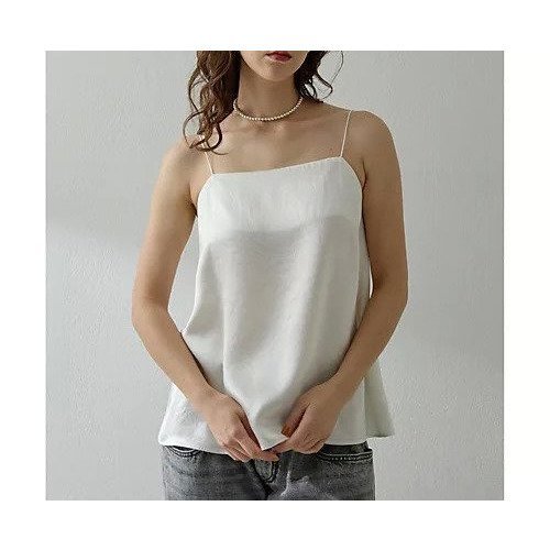 【ウィムガゼット/Whim Gazette】のサテンキャミソール 人気、トレンドファッション・服の通販 founy(ファニー) 　ファッション　Fashion　レディースファッション　Fashion for Women　トップス・カットソー　Cut & Sew Tops　キャミソール&ノースリーブ　Camisoles & Sleeveless Tops　エレガント 上品　Elegant　キャミソール　Camisole, Spaghetti Strap Top　吸水　Absorbent, Quick-Dry　サテン　Satin, Glossy Fabric　スクエア　Square, Square Shape　セットアップ　Set-Up, Coordinated Outfit　おすすめ　Recommended / Our Picks　2025年　2025　2025-2026秋冬・A/W　Autumn/Winter 2025–26 AW25–26　other-3|ID: prp329100004767372 ipo3291000000034525292