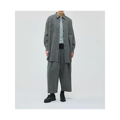 【ミズイロ インド/mizuiro ind】のタックワイドパンツ インテリア・キッズ・メンズ・レディースファッション・服の通販 founy(ファニー) 　ファッション　Fashion　レディースファッション　Fashion for Women　パンツ　Pants & Trousers　ストレッチ　Stretch, Stretchy Fabric　セットアップ　Set-Up, Coordinated Outfit　ボトム　Bottoms, Lower Wear　ポケット　Pocket, Pocket Detail　リラックス　Relax, Relaxed Fit　ワイド　Wide, Wide Fit　グレー|ID: prp329100004767373 ipo3291000000034525344