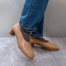 【エンチャンテッド/enchanted】の【APOM】本革オブリークトゥローヒールブーティパンプス 人気、トレンドファッション・服の通販 founy(ファニー) ファッション Fashion レディースファッション Fashion for Women スニーカー Sneakers, Trainers フィット Fit, Slim Fit フラット Flat, Flat Shoes ボトム Bottoms, Lower Wear ポインテッド Pointed Toe, Sharp Toe ラウンド Round, Round Neck |ID:prp329100004767377